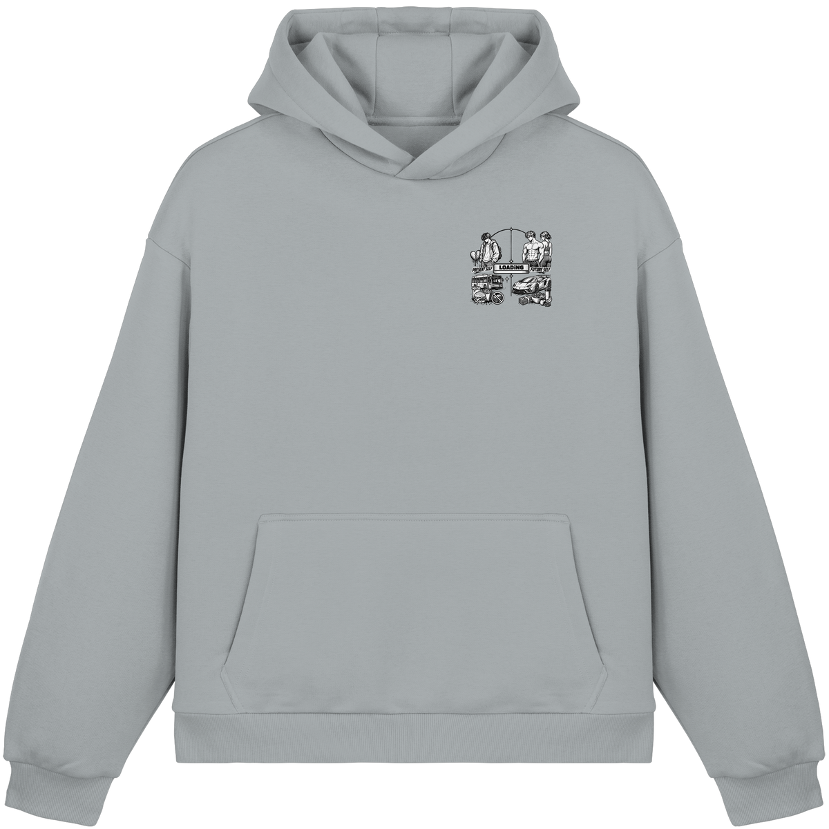LOADiNG BASiCS - Fluffy Boxcut Hoodie