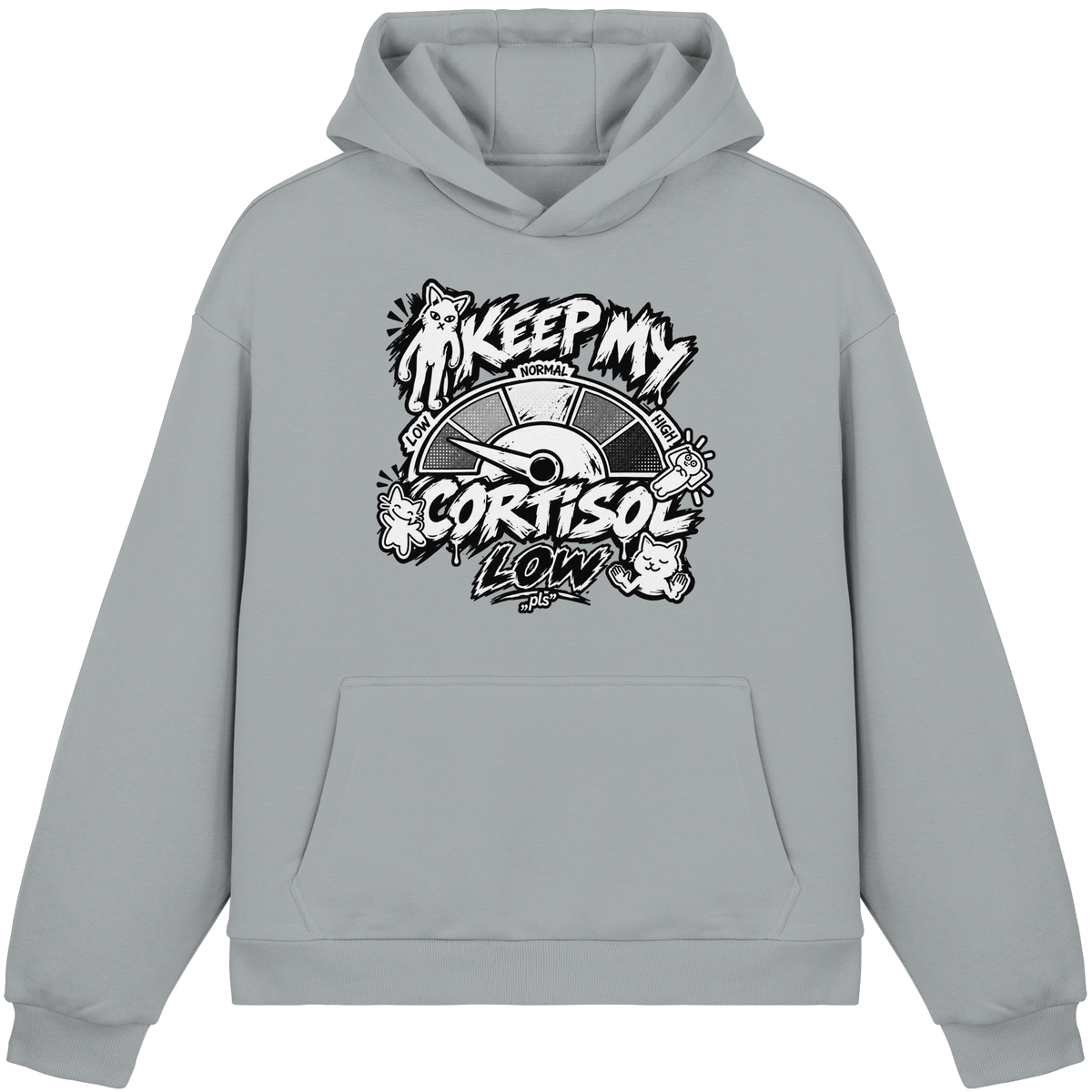 low CORTiSOL - Fluffy Boxcut Hoodie