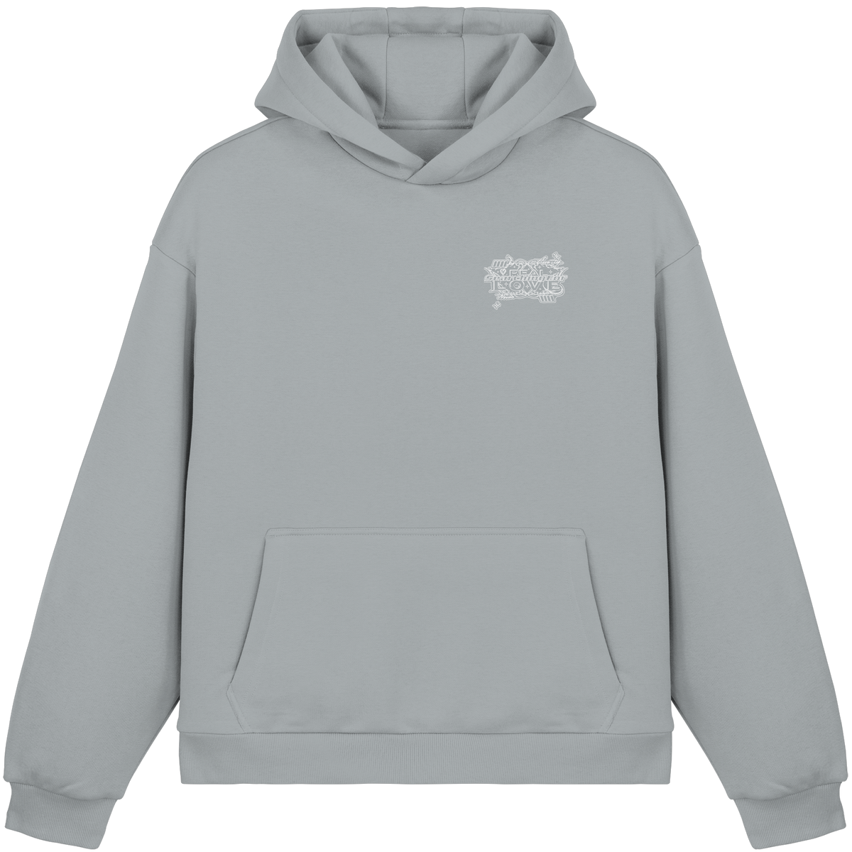 The REAL LOVE BASiCS - Fluffy Boxcut Hoodie