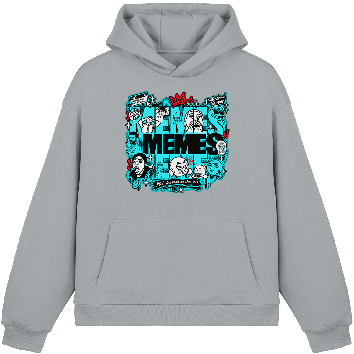 The Meme - Fluffy Boxcut Hoodie