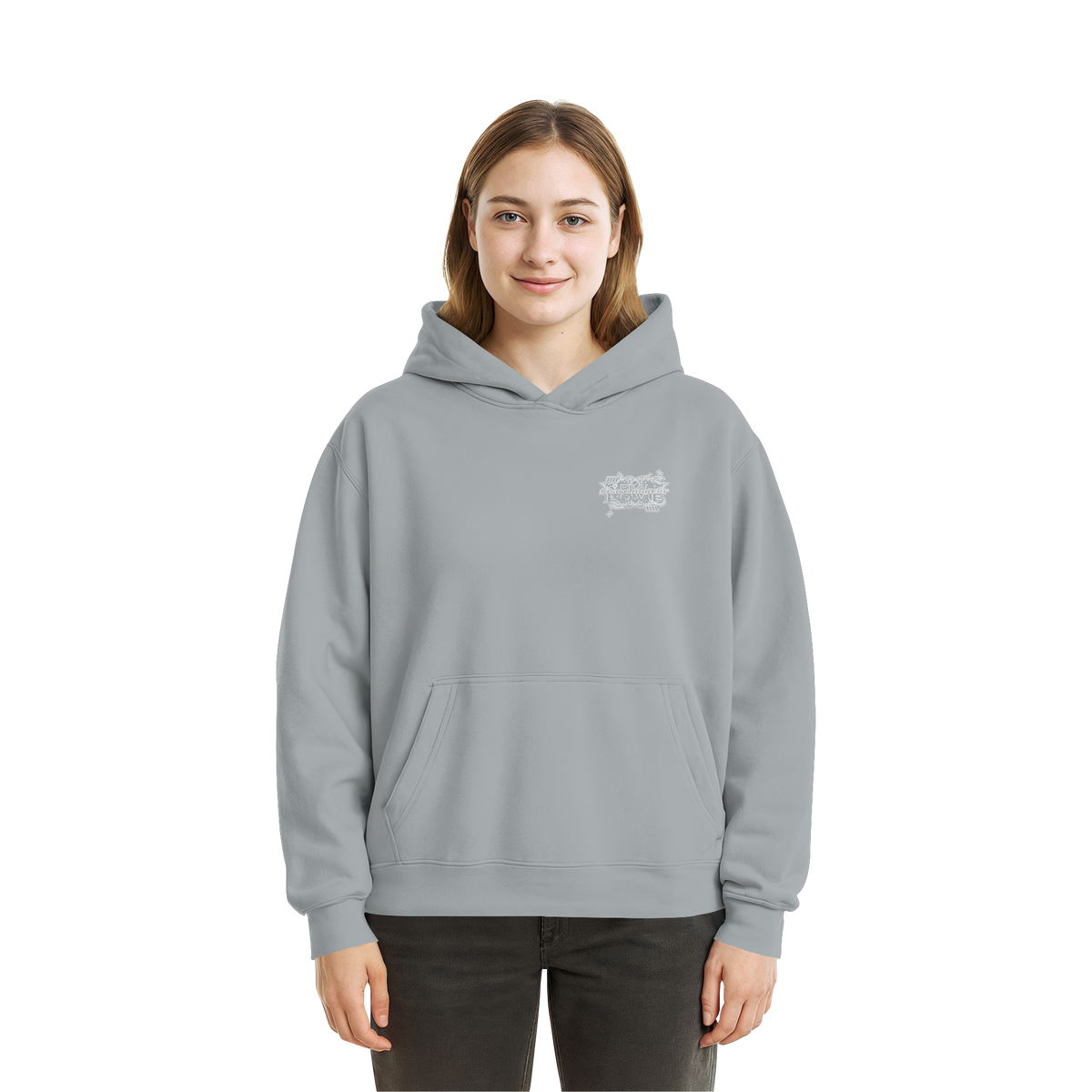 The REAL LOVE BASiCS - Fluffy Boxcut Hoodie