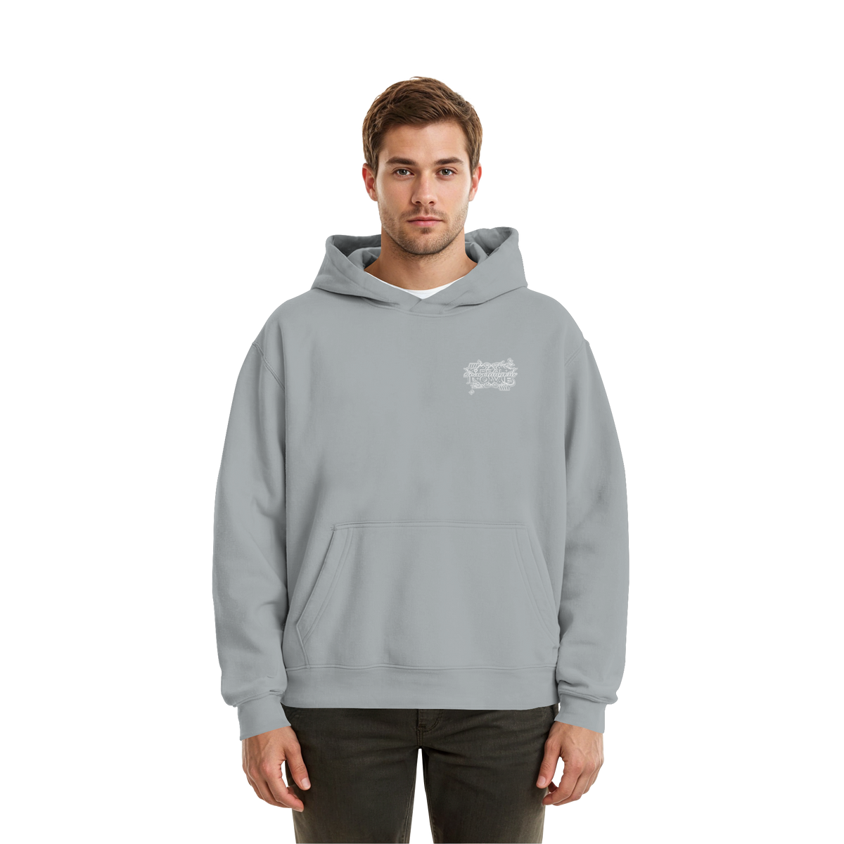 The REAL LOVE BASiCS - Fluffy Boxcut Hoodie