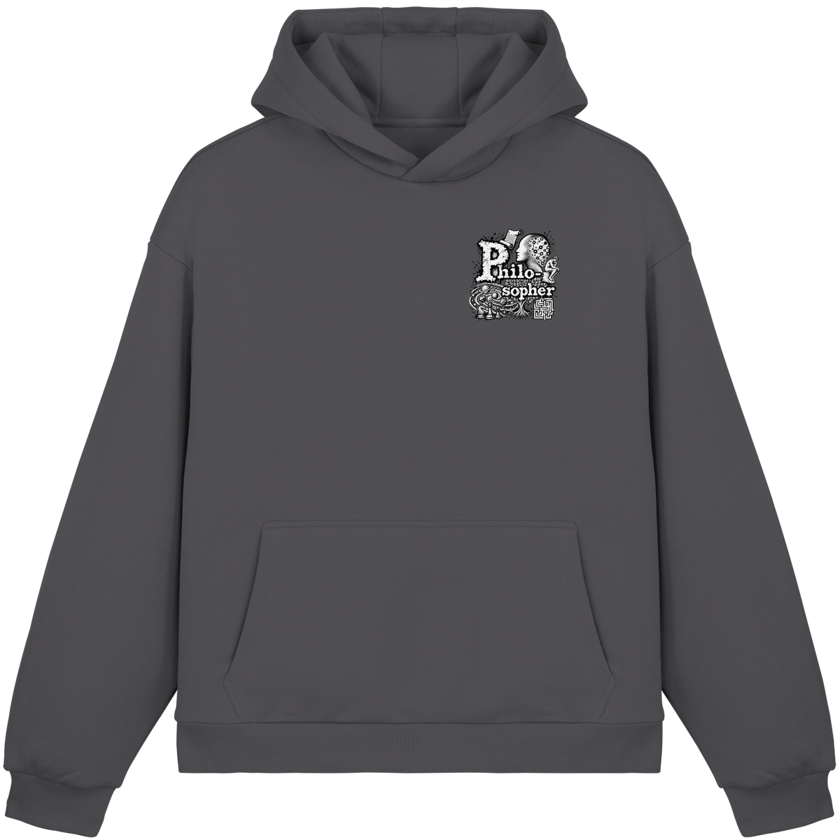 The Philosopher - Fluffy Boxcut Hoodie