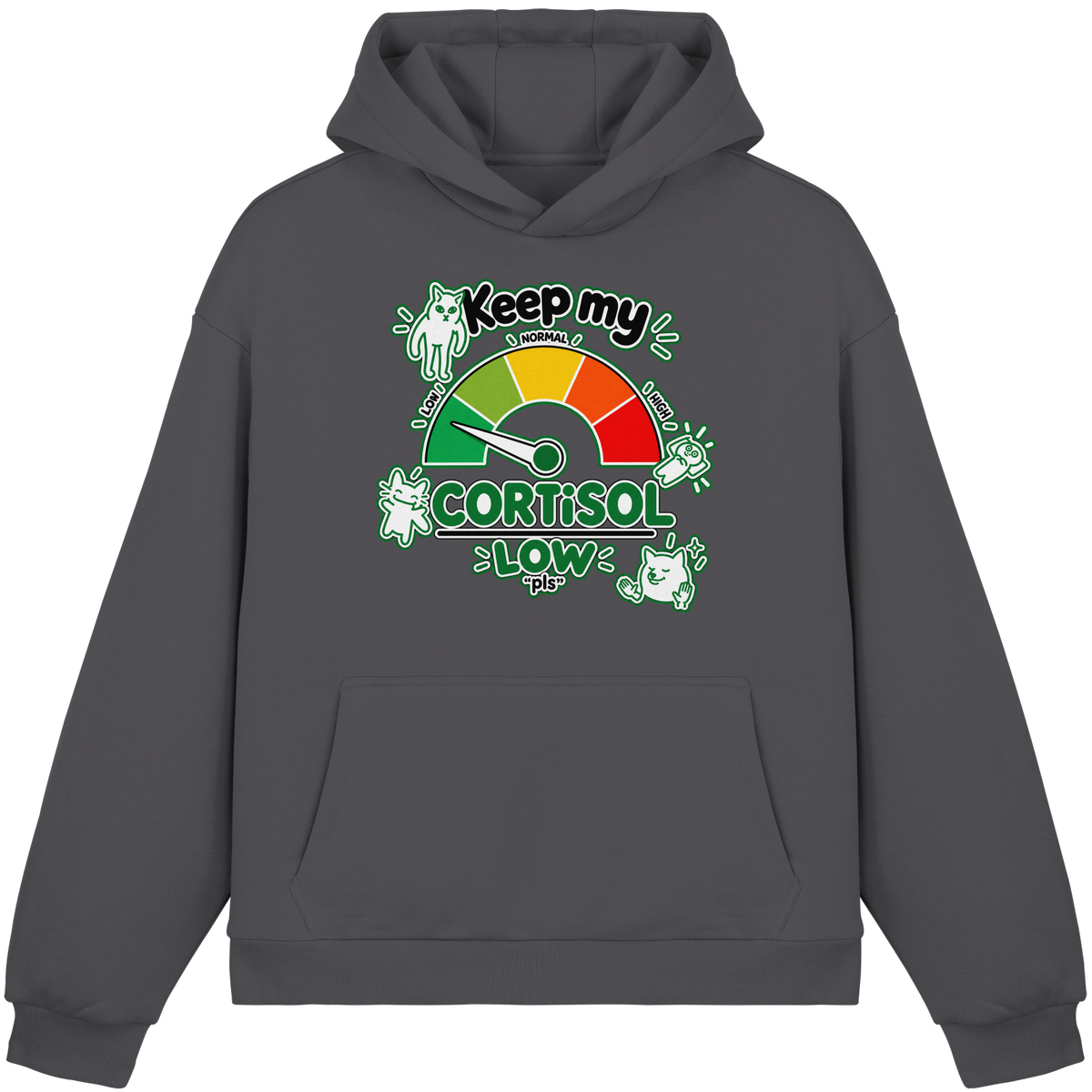 low CORTiSOL - Fluffy Boxcut Hoodie