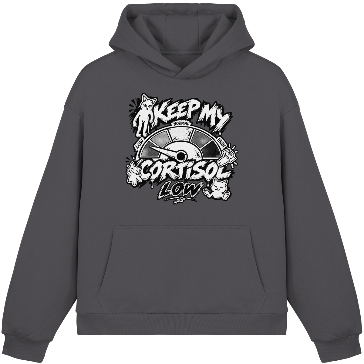 low CORTiSOL - Fluffy Boxcut Hoodie