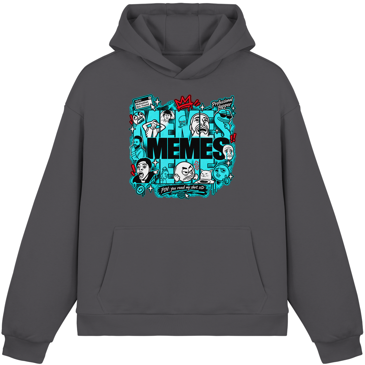 The Meme - Fluffy Boxcut Hoodie
