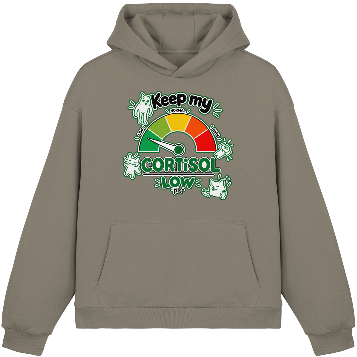 low CORTiSOL - Fluffy Boxcut Hoodie