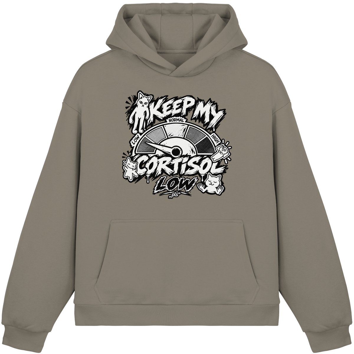 low CORTiSOL - Fluffy Boxcut Hoodie