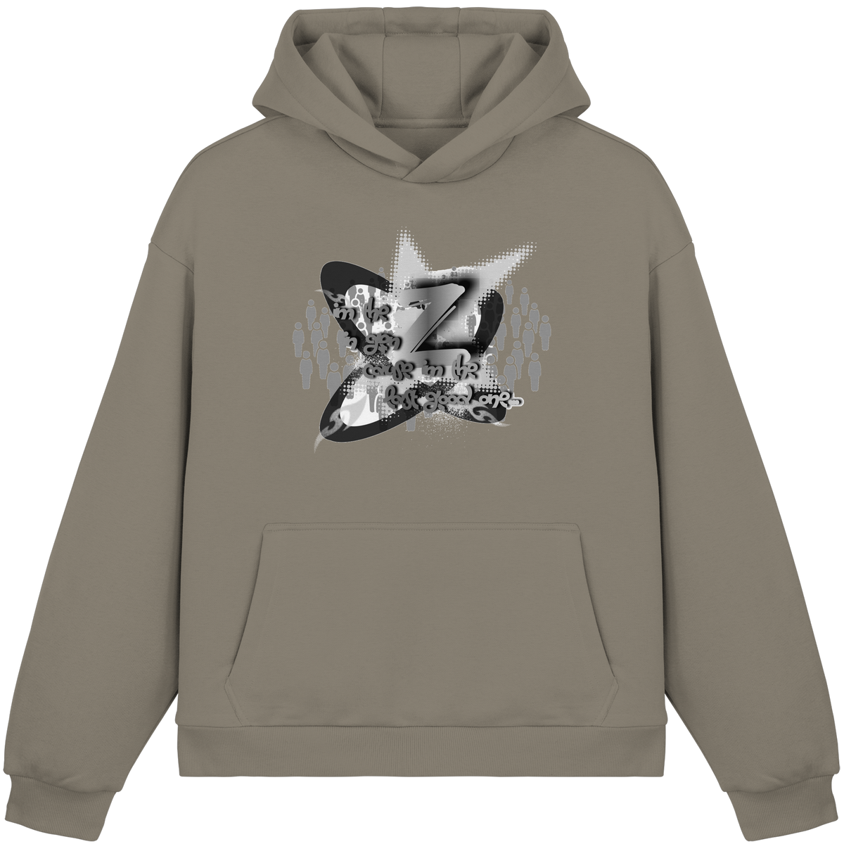 The Rebellion Z BASiC - Fluffy Boxcut Hoodie