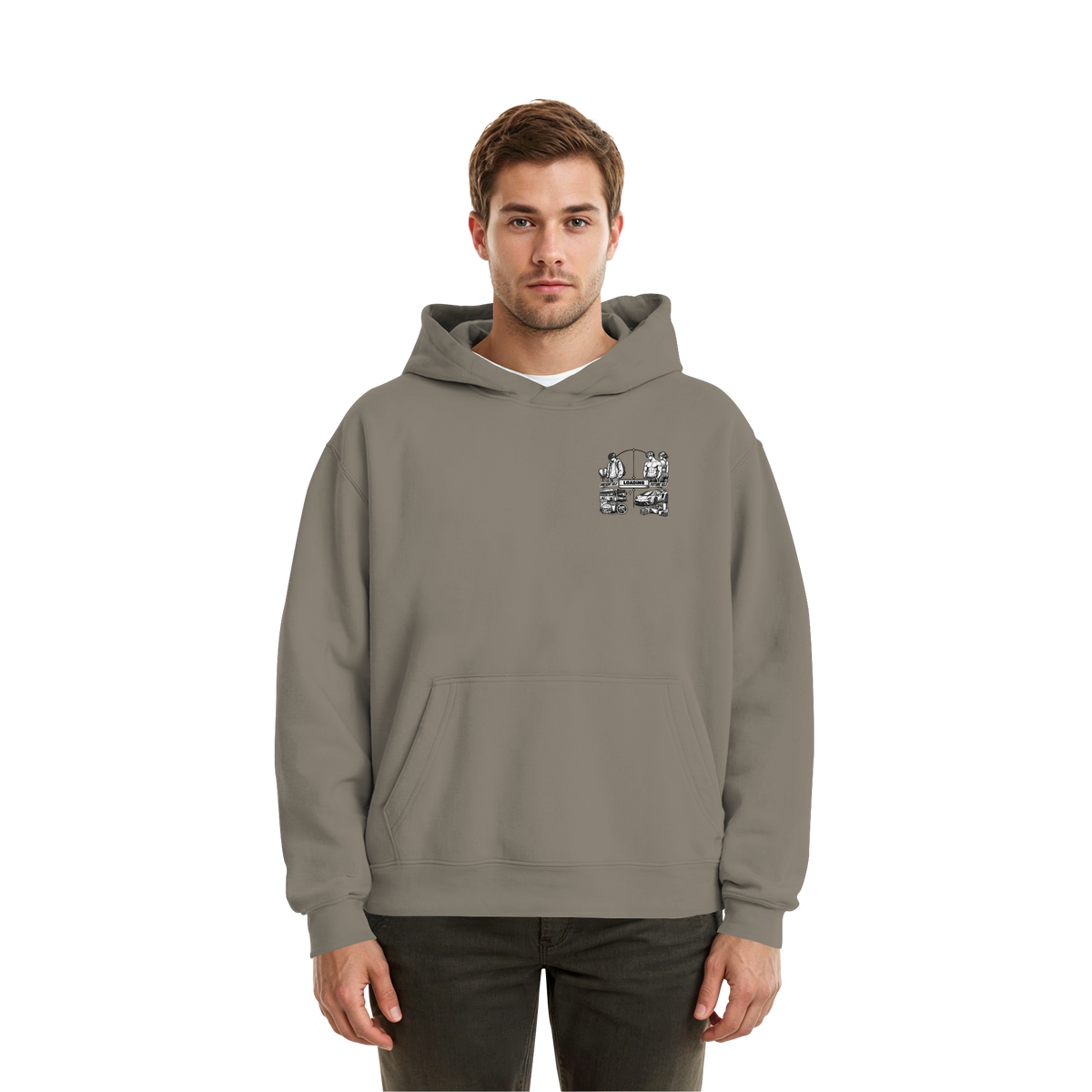 LOADiNG BASiCS - Fluffy Boxcut Hoodie