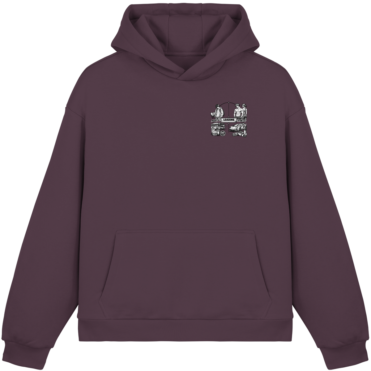 LOADiNG BASiCS - Fluffy Boxcut Hoodie