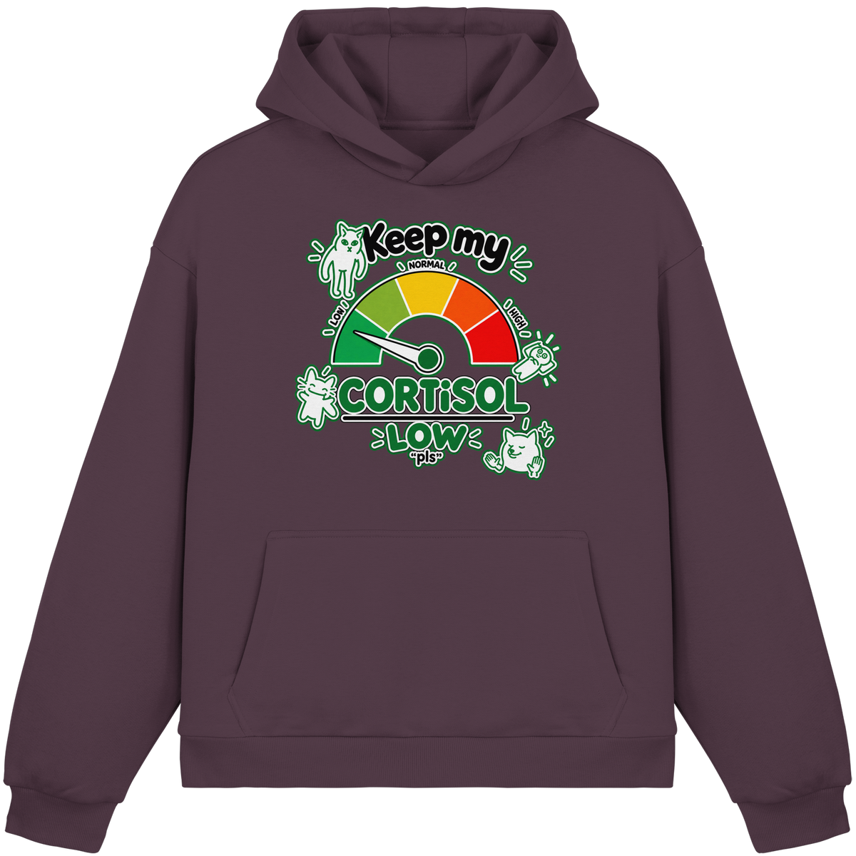 low CORTiSOL - Fluffy Boxcut Hoodie