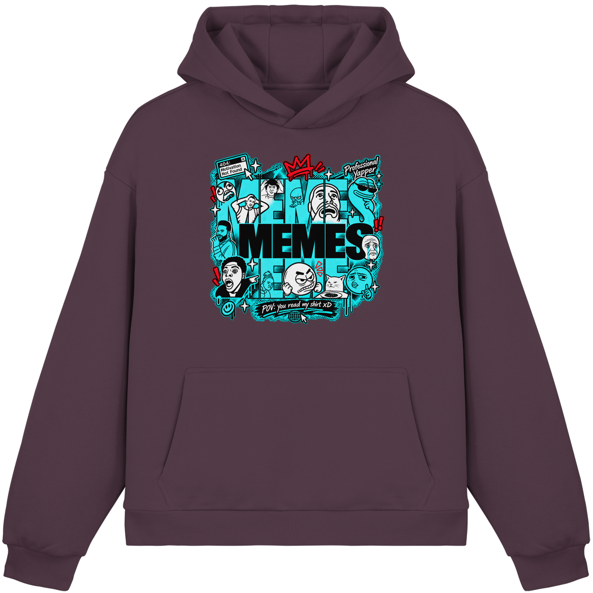 The Meme - Fluffy Boxcut Hoodie