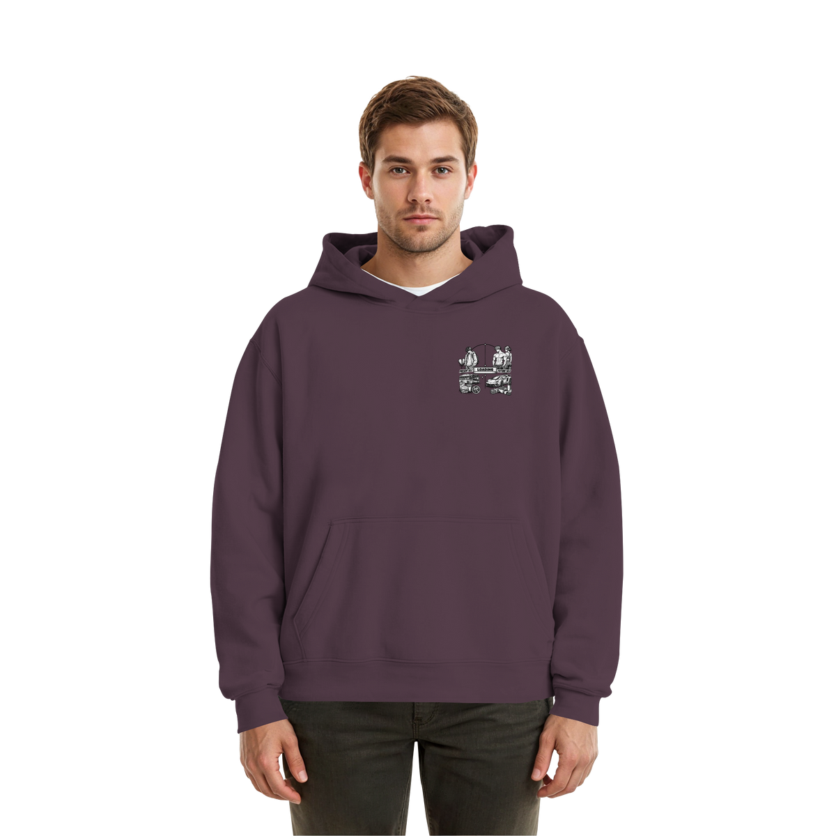 LOADiNG BASiCS - Fluffy Boxcut Hoodie