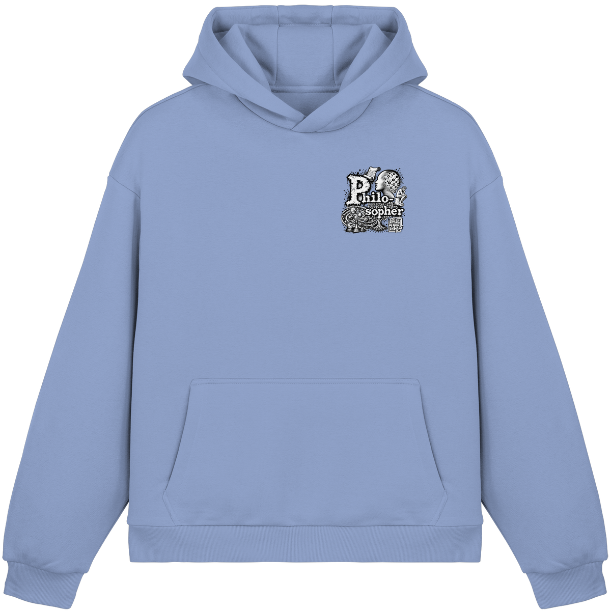 The Philosopher - Fluffy Boxcut Hoodie