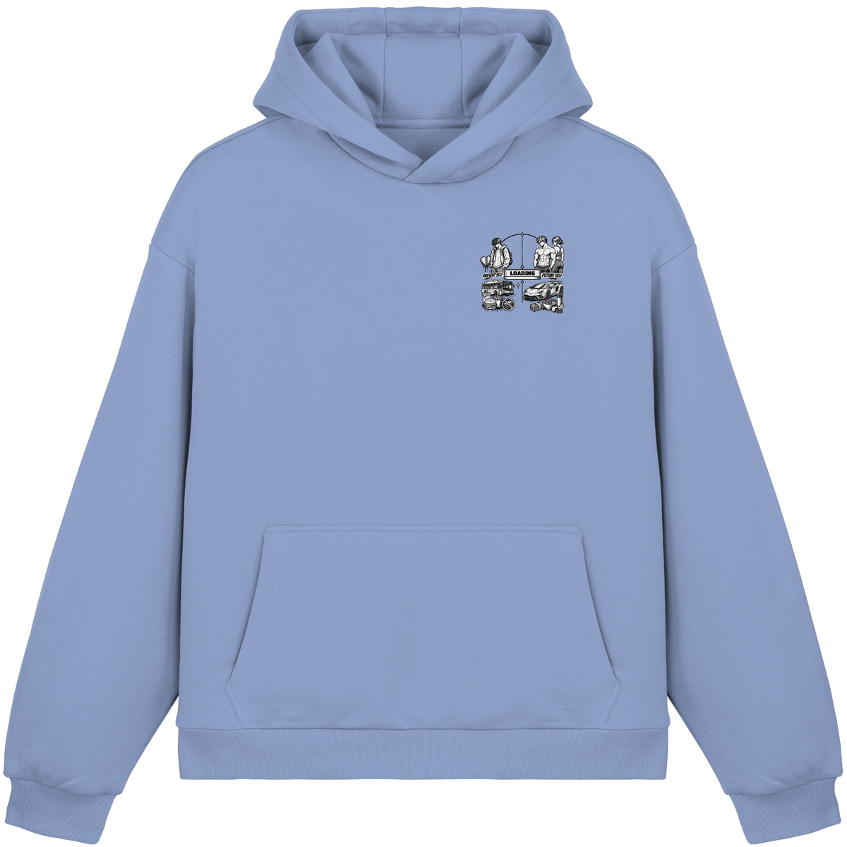 LOADiNG BASiCS - Fluffy Boxcut Hoodie