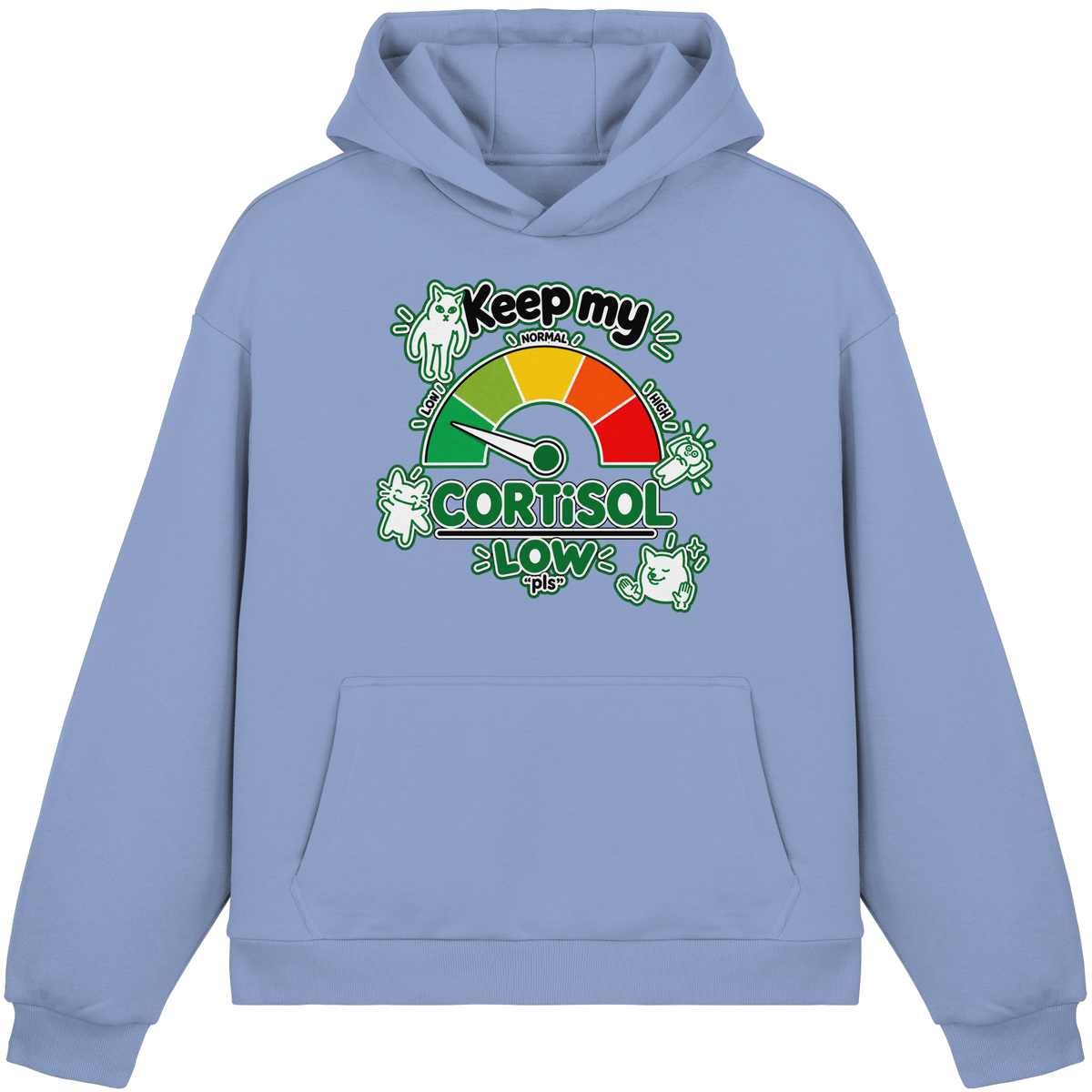 low CORTiSOL - Fluffy Boxcut Hoodie