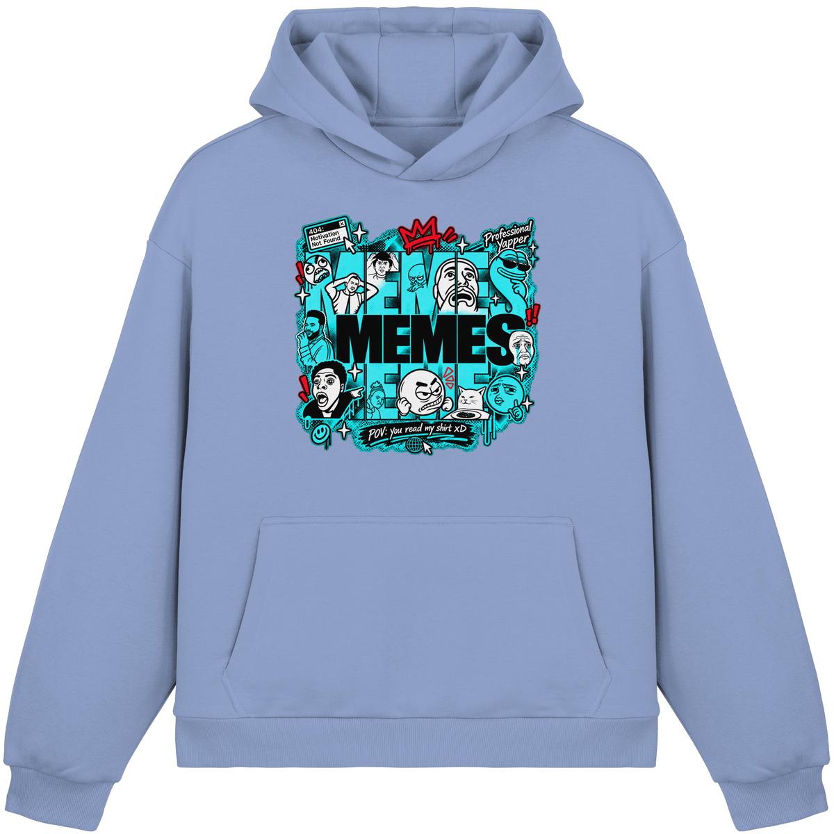 The Meme - Fluffy Boxcut Hoodie