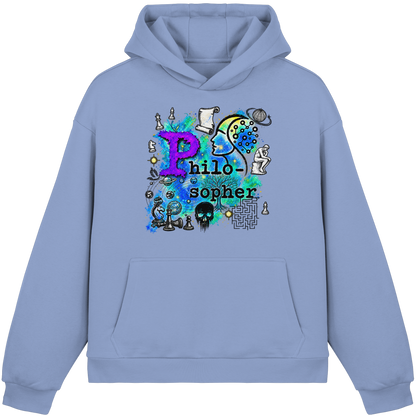 The Philosopher - Fluffy Boxcut Hoodie