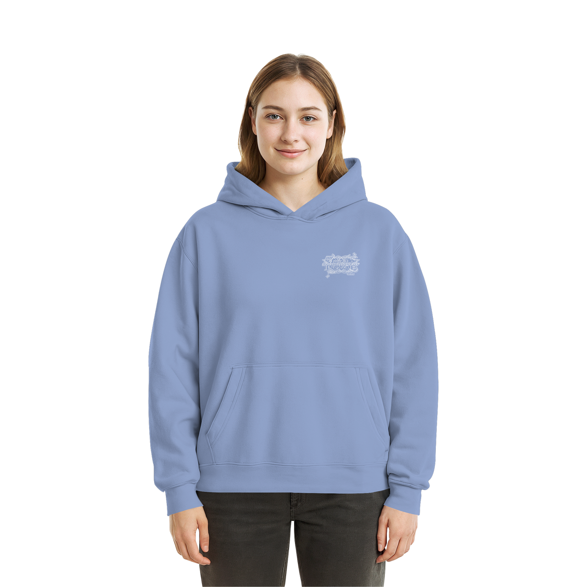 The REAL LOVE BASiCS - Fluffy Boxcut Hoodie