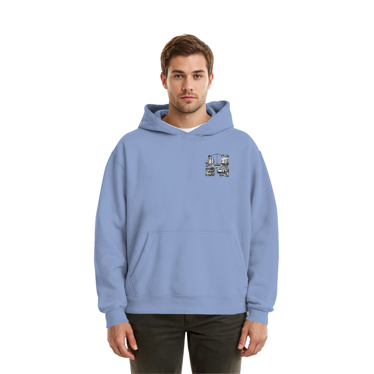 LOADiNG BASiCS - Fluffy Boxcut Hoodie