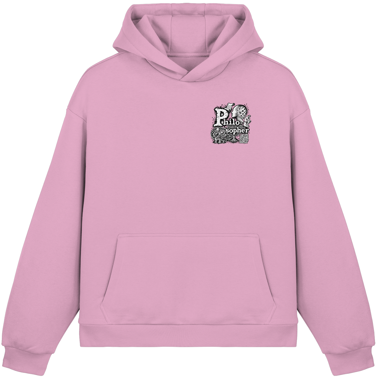 The Philosopher - Fluffy Boxcut Hoodie