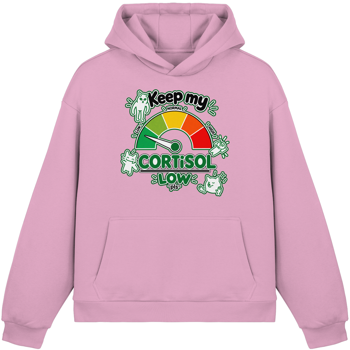 low CORTiSOL - Fluffy Boxcut Hoodie