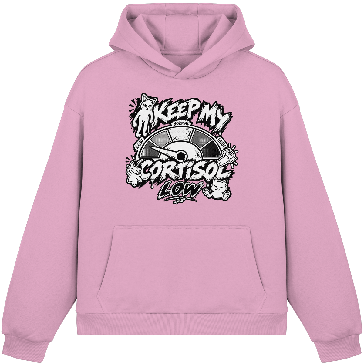 low CORTiSOL - Fluffy Boxcut Hoodie