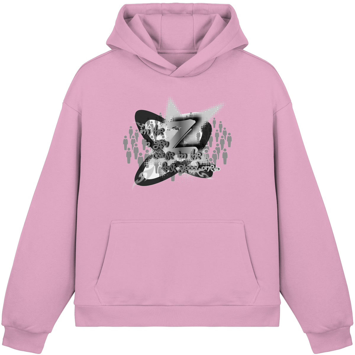 The Rebellion Z BASiC - Fluffy Boxcut Hoodie