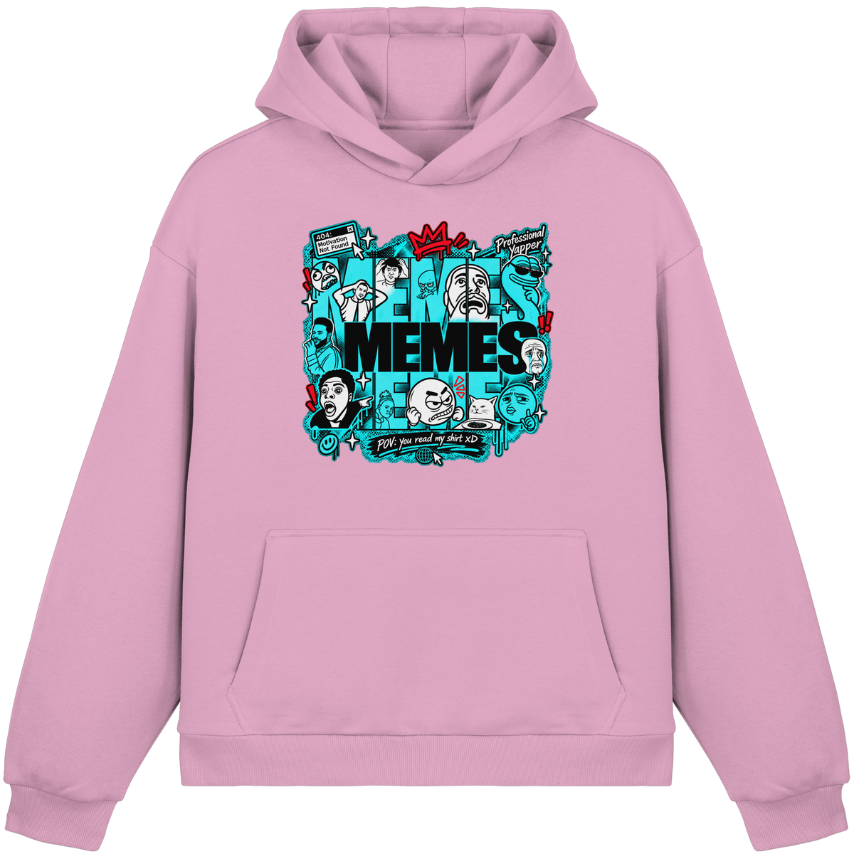 The Meme - Fluffy Boxcut Hoodie