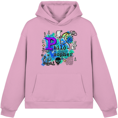 The Philosopher - Fluffy Boxcut Hoodie