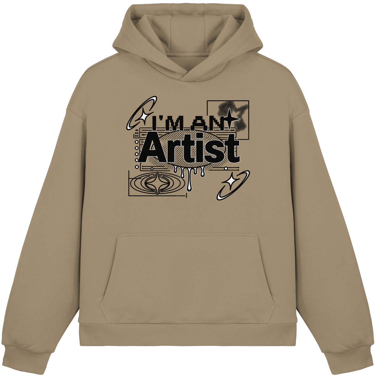 The Artist BASiCS - Fluffy Boxcut Hoodie