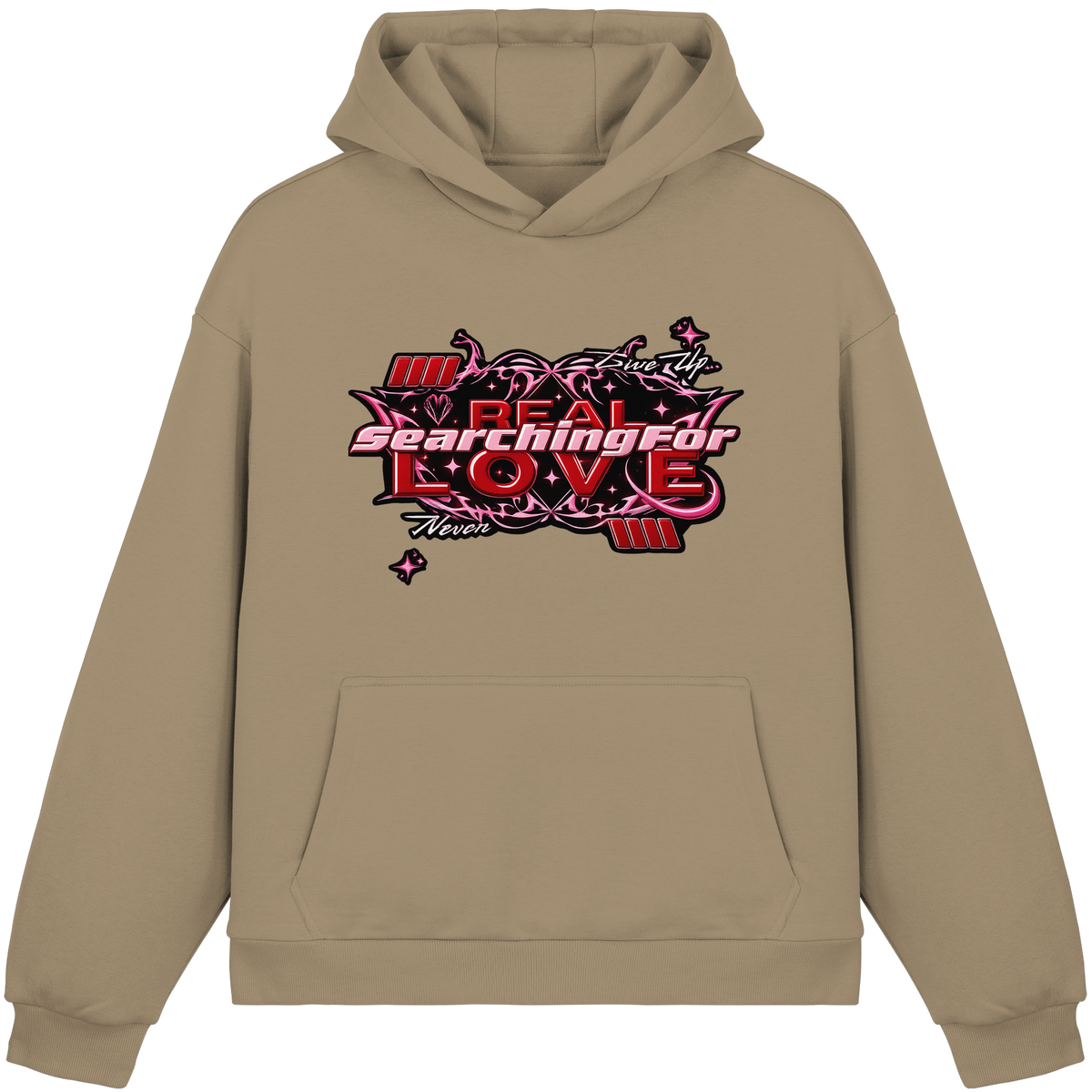The Real Love - Fluffy Boxcut Hoodie