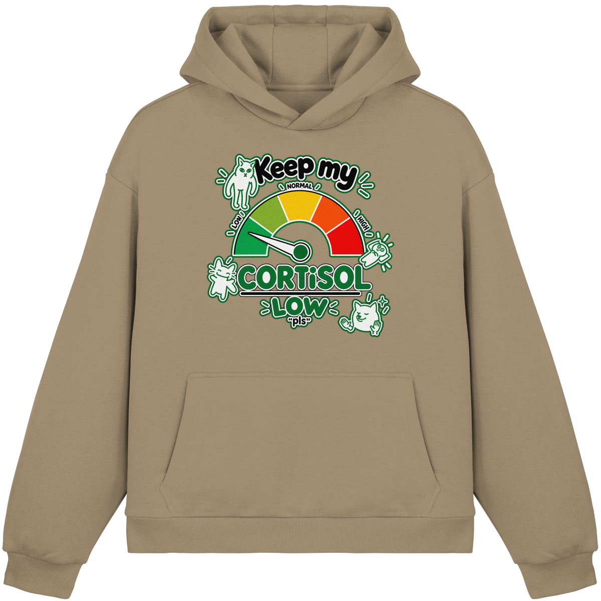 low CORTiSOL - Fluffy Boxcut Hoodie