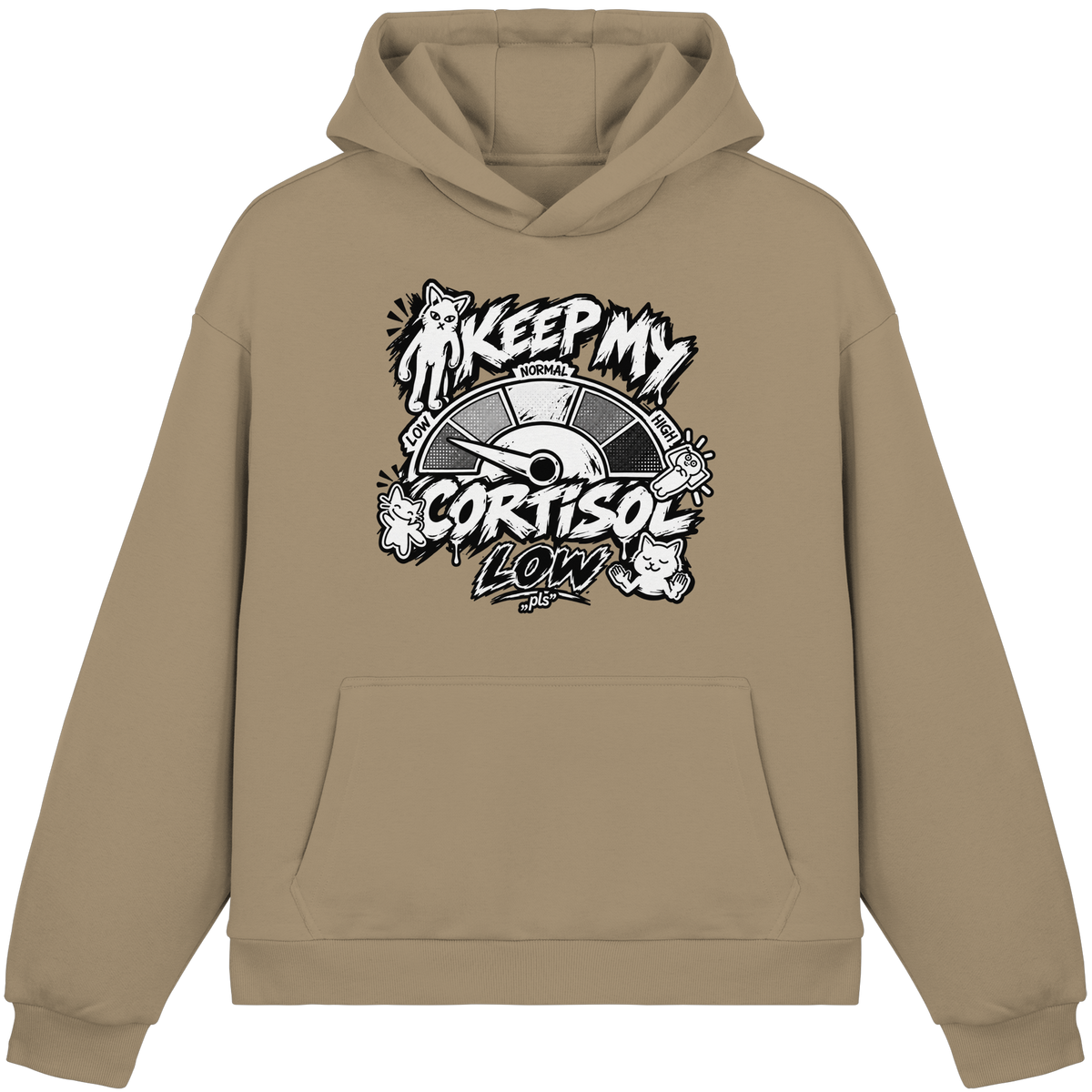 low CORTiSOL - Fluffy Boxcut Hoodie
