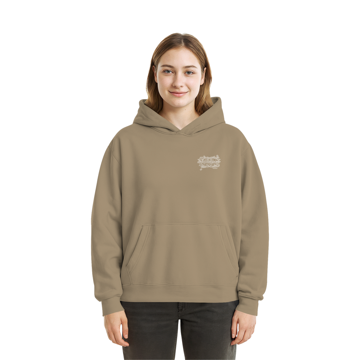 The REAL LOVE BASiCS - Fluffy Boxcut Hoodie