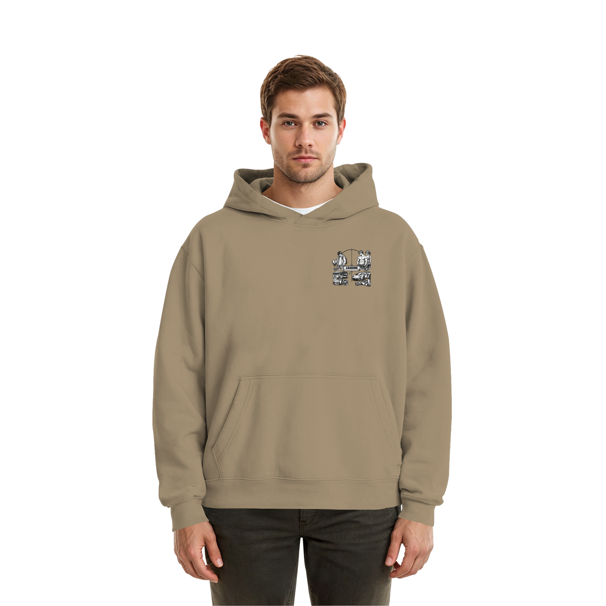 LOADiNG BASiCS - Fluffy Boxcut Hoodie