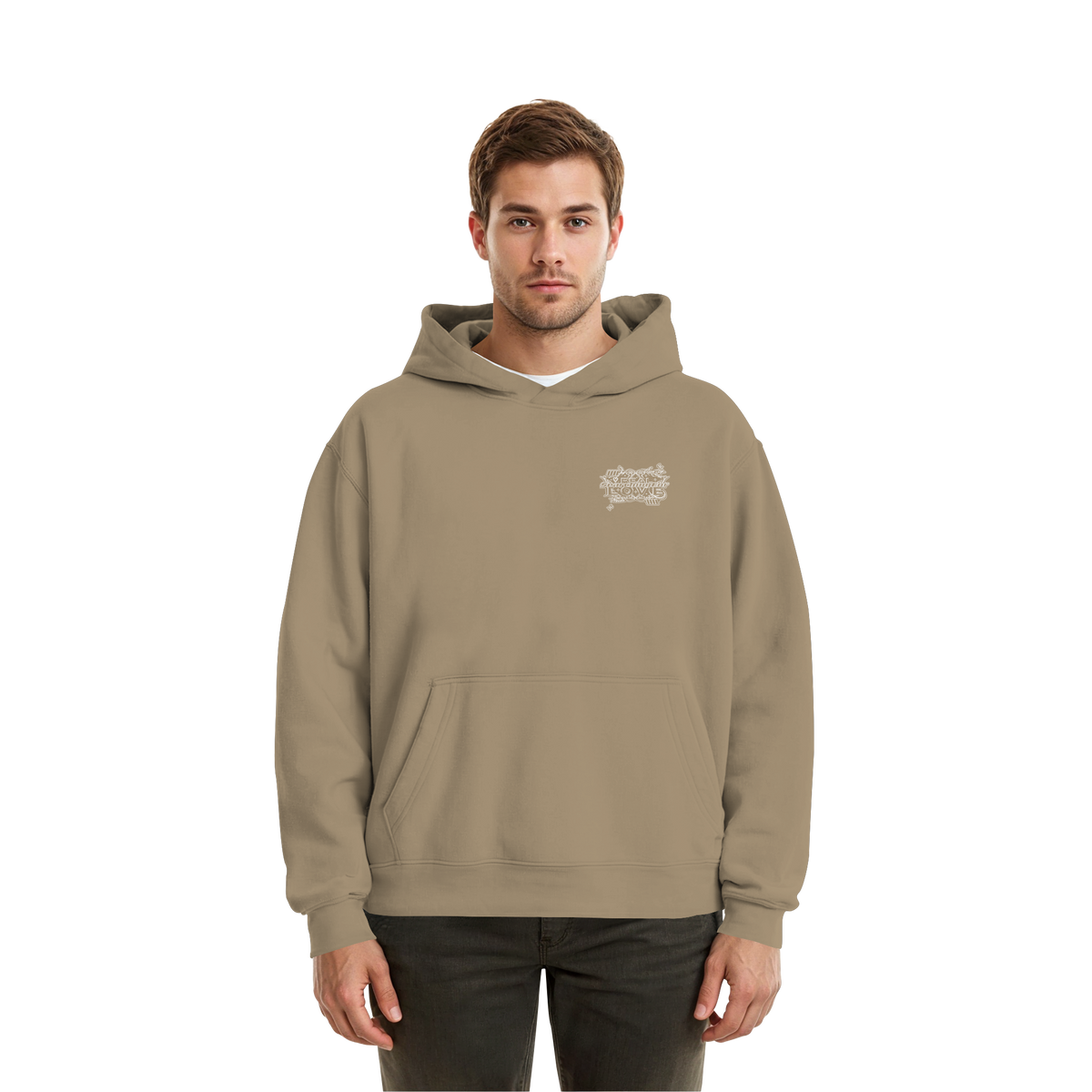 The REAL LOVE BASiCS - Fluffy Boxcut Hoodie