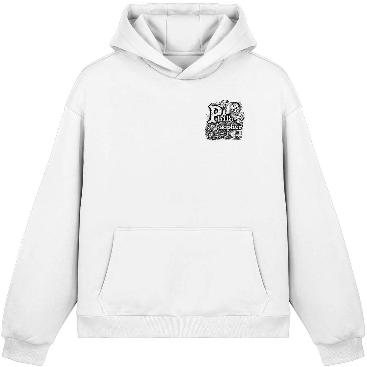 The Philosopher - Fluffy Boxcut Hoodie