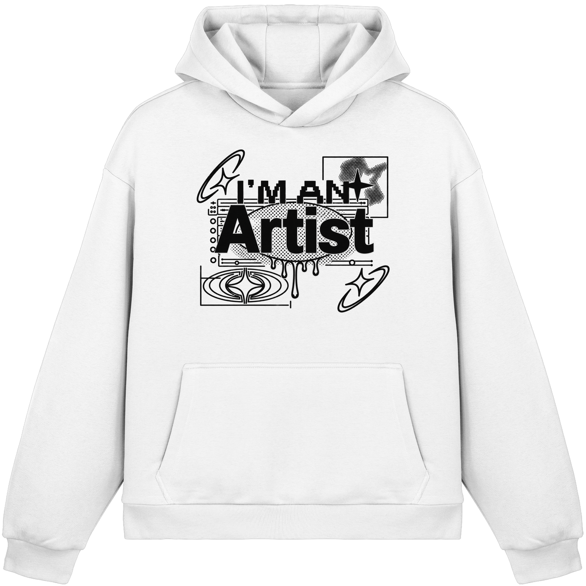 The Artist BASiCS - Fluffy Boxcut Hoodie