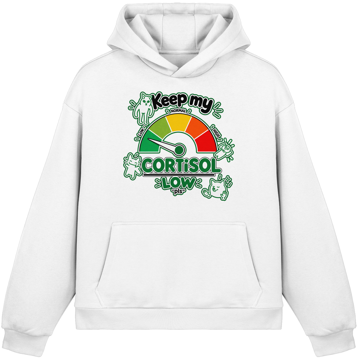 low CORTiSOL - Fluffy Boxcut Hoodie