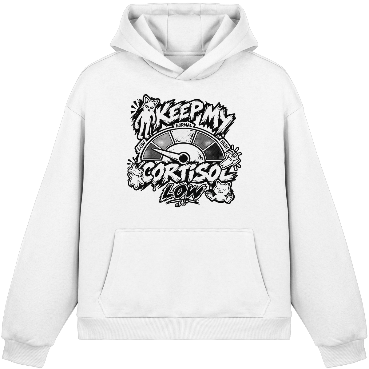 low CORTiSOL - Fluffy Boxcut Hoodie