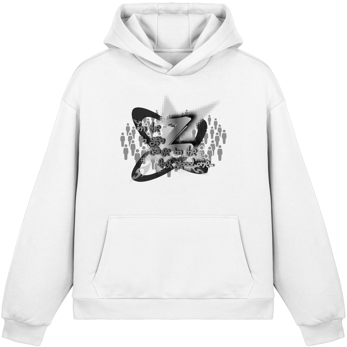 The Rebellion Z BASiC - Fluffy Boxcut Hoodie