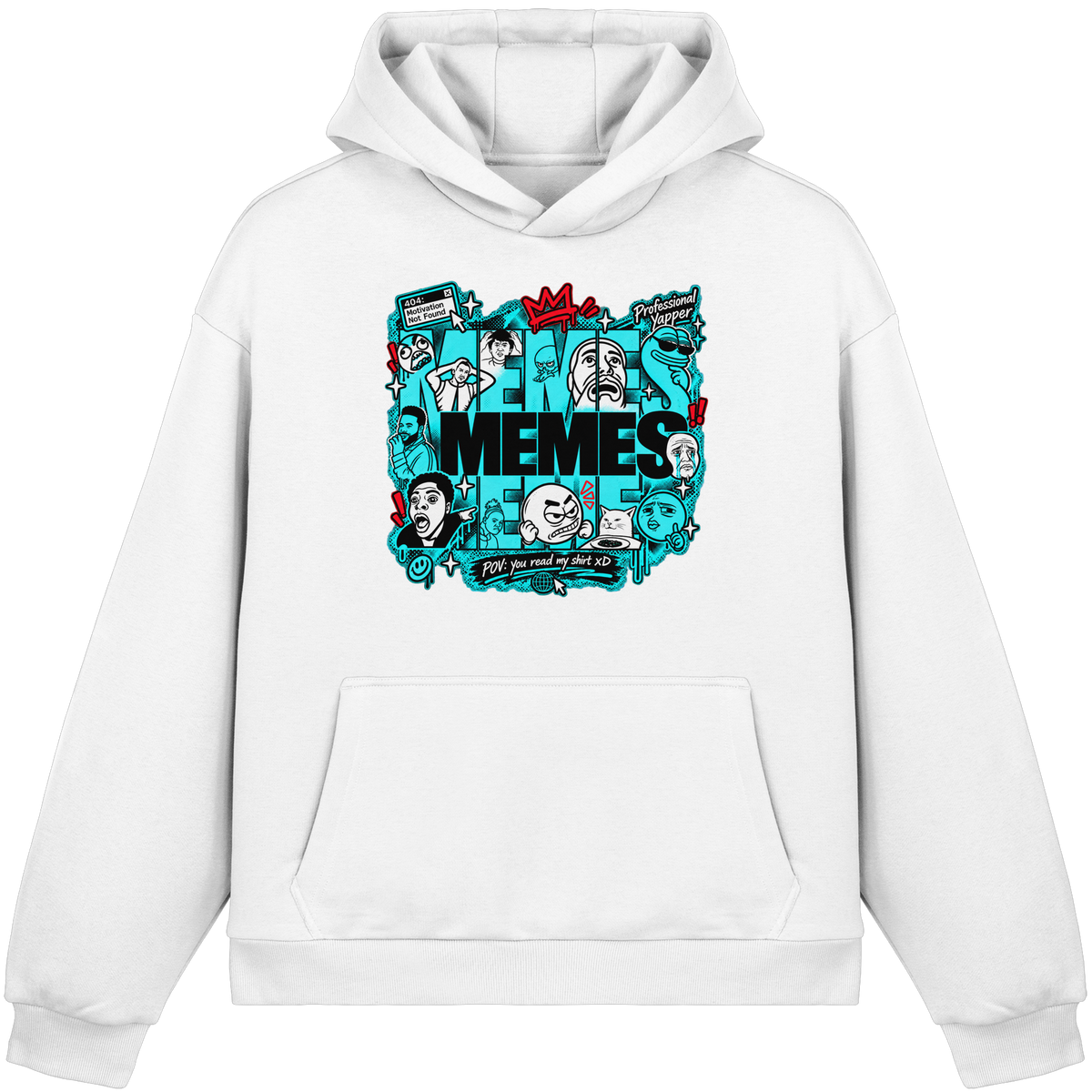 The Meme - Fluffy Boxcut Hoodie