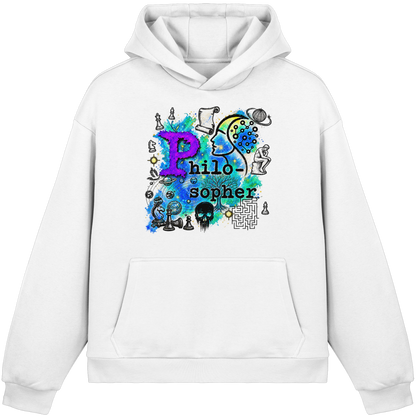 The Philosopher - Fluffy Boxcut Hoodie