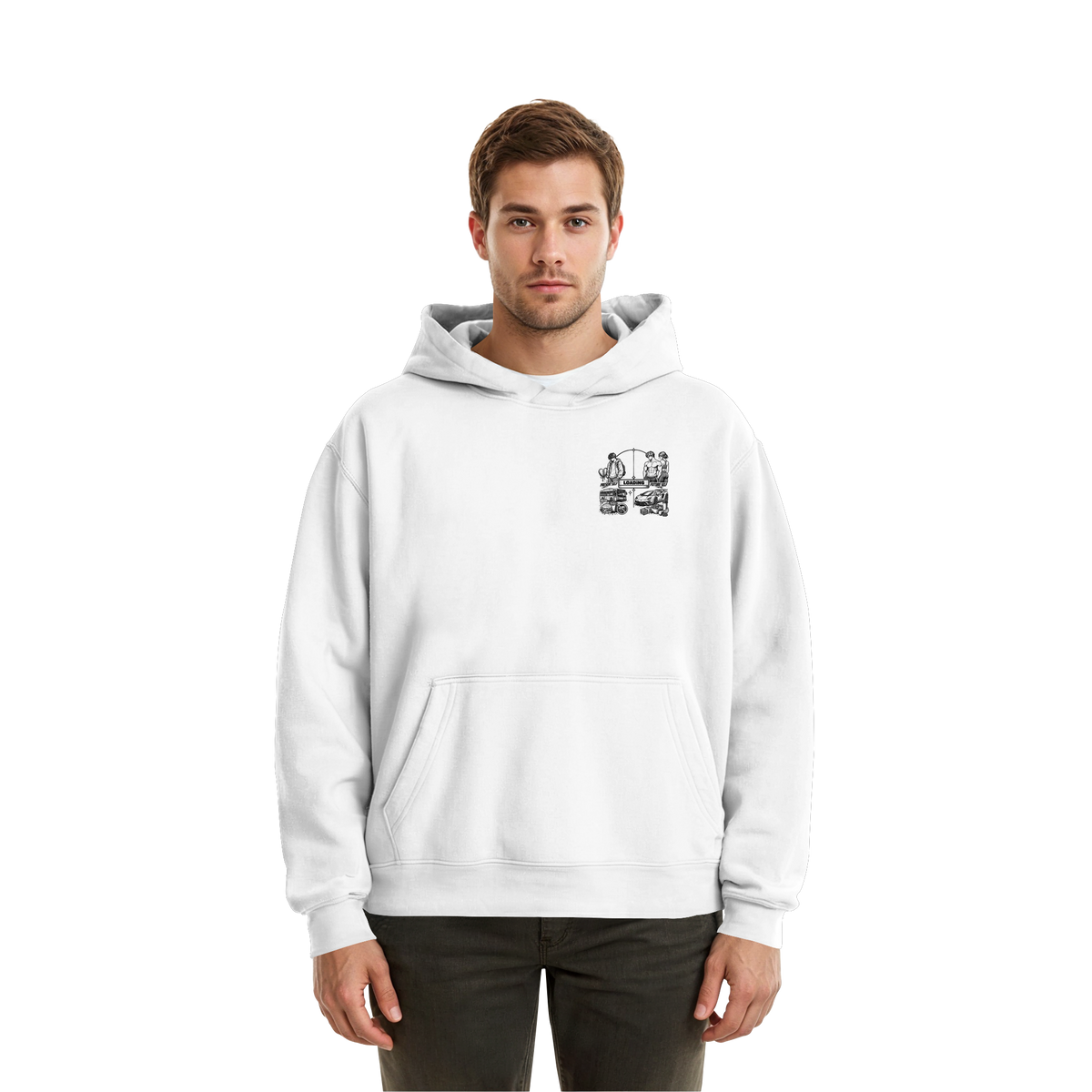 LOADiNG BASiCS - Fluffy Boxcut Hoodie