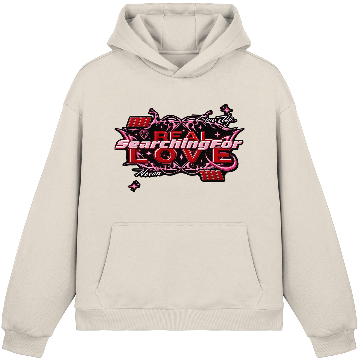 The Real Love - Fluffy Boxcut Hoodie