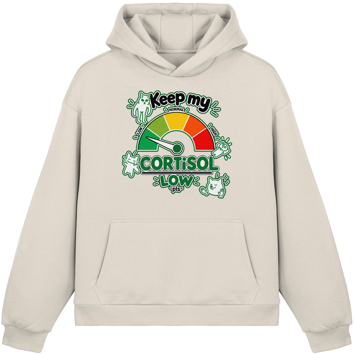 low CORTiSOL - Fluffy Boxcut Hoodie