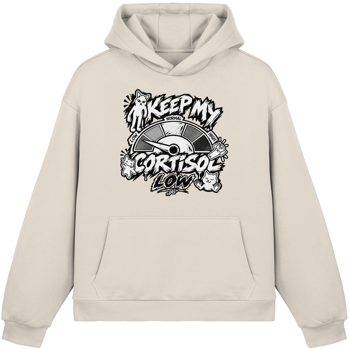 low CORTiSOL - Fluffy Boxcut Hoodie