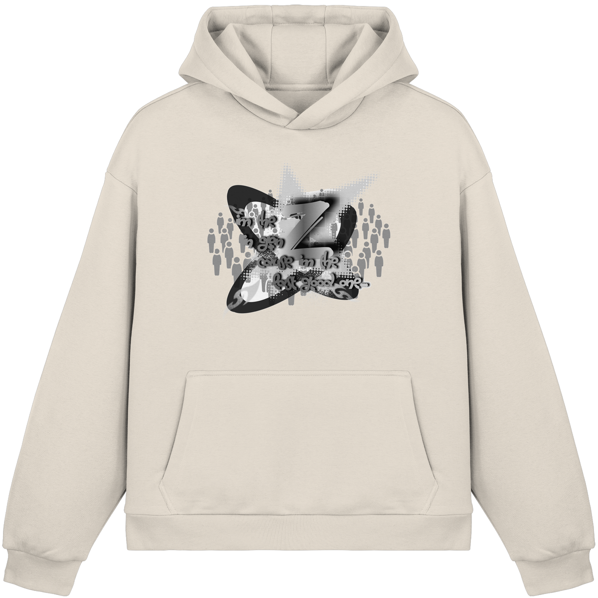 The Rebellion Z BASiC - Fluffy Boxcut Hoodie